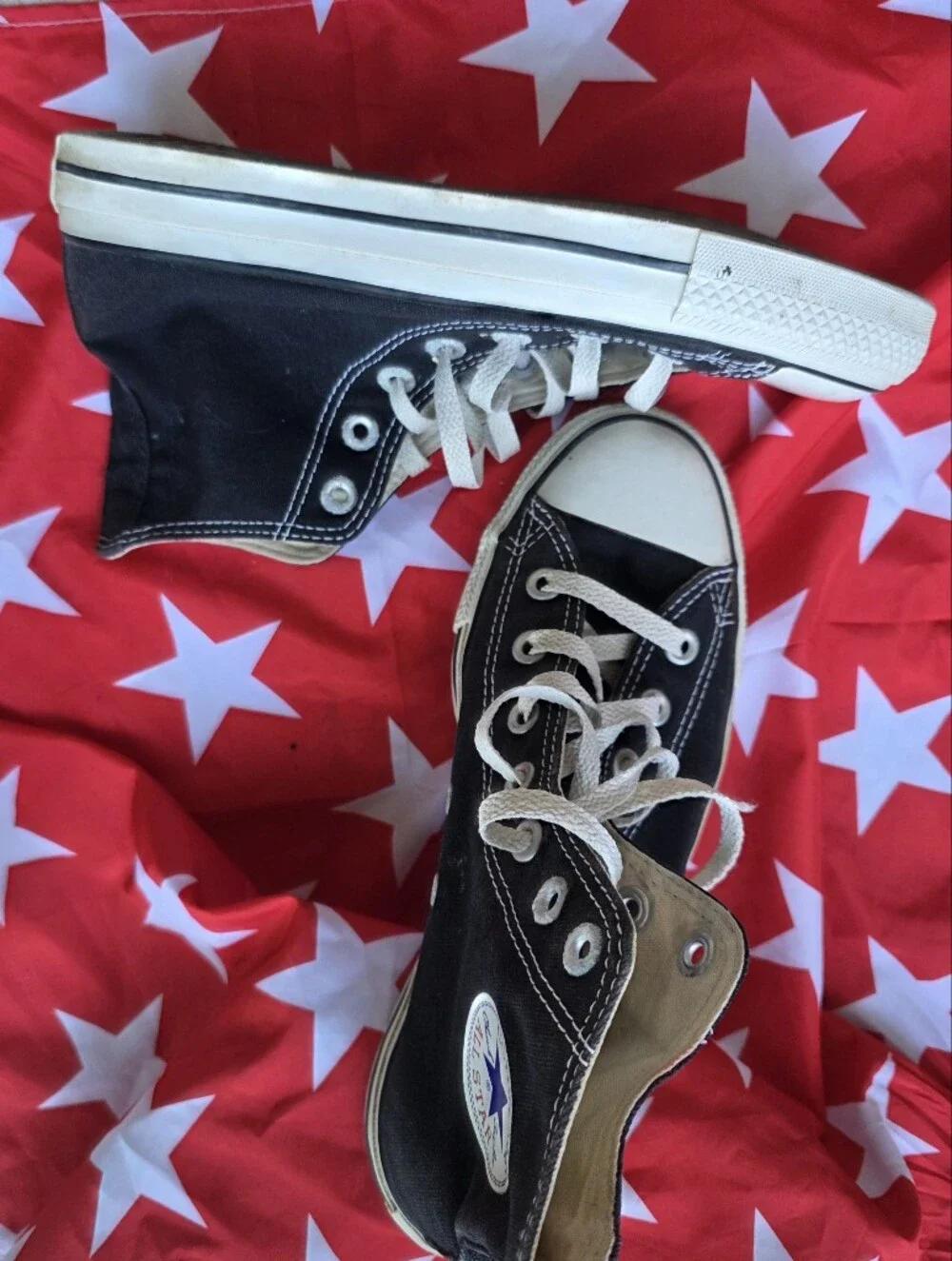 Converse Chuck Taylor All Star Hi Black Canvas Sneakers Women's 7.5 Men's 5.5